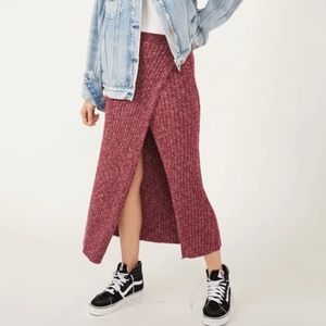 Free People Better Days Midi Skirt